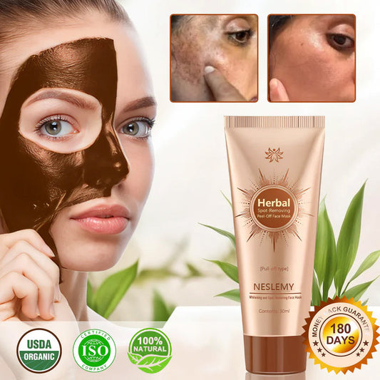 Whitening and Spot-Removing Face Mask Suitable for face and body – 👩‍⚕️ Natural ingredients permanently remove age spots, freckles, sun spots, and liver spots.